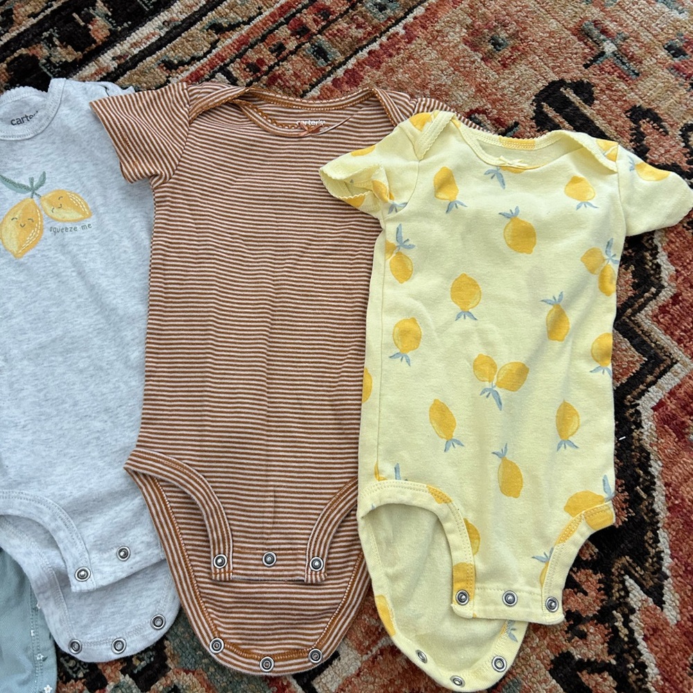 Carter's short sleeve Onesies
